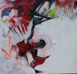 Zum Paradies, 130x120 cm., Acryl on canvas, Preis 650 EUR
