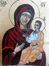 Ikone- Die Hl. Mutter, 15x20 cm., Preis 200 EUR