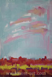 Die Malerin Margarita Dragiev, Reverie, 40/60cm, oil on canvas, Price: EUR 540