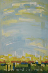 Die Malerin Margarita Dragiev, Daydream, 40/60cm, oil on canvas, Price: EUR 540