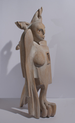 Der K�nstler Nikolai Zlatanov- Kaio, Harpyien, 78 cm., Eiche, Preis: EUR 800