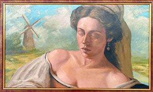&bdquo;Die M&uuml;digkeit des Tr&auml;umers&ldquo; 50 x 85 cm &Ouml;l auf Leinwand