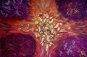"Inspiration", &Ouml;il; 120 / 80 cm.;